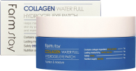 FARMSTAY Collagen Water Full Hydrogel Eye Patch гидрогелевые патчи для глаз с коллагеном
