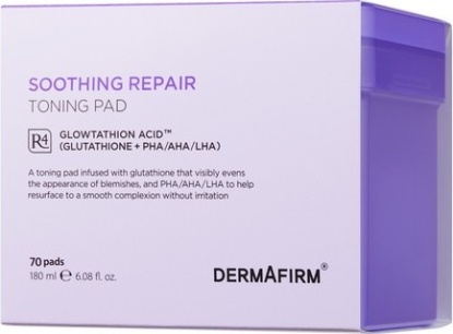 Soothing Repair Toning Pad тонизирующие пэды для лица, 70 шт, Dermafirm вид 1