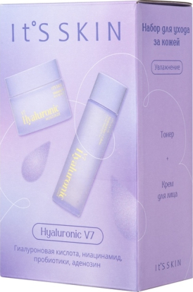 Набор It's Skin V7 Hyaluronic Крем + тонер, 150 мл + 50 мл, It's Skin вид 3