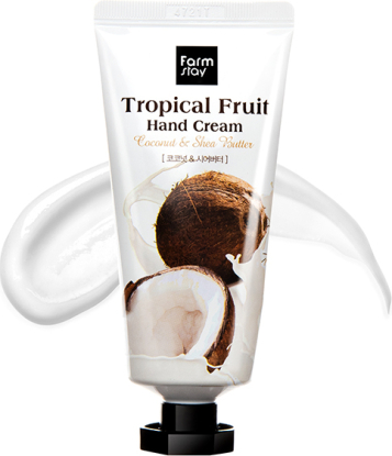 FARMSTAY Tropical Fruit Hand Cream Coconut & Shea Butter крем для рук кокос и масло ши вид 1