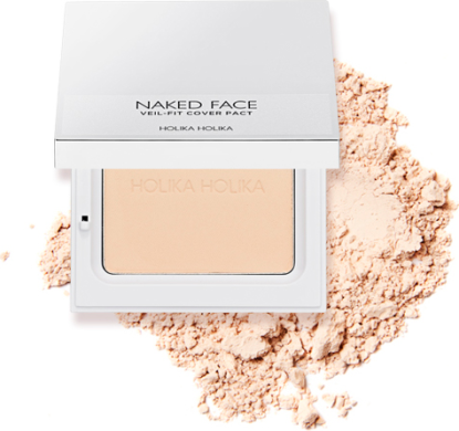 Компактная пудра для лица Naked Face Veil-Fit Cover Pact 01 Light Beige